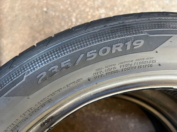 ยาง Hankook Prime3 235 50 19 คู่ 1300 บาท สภาพดี รูปที่ 6