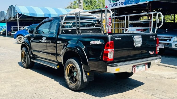 Toyota Hilux Vigo Champ 2013 Smart Cab 2.5 E Prerunner Pickup ดีเซล ไม่ติดแก๊ส เกียร์ธรรมดา ดำ รูปที่ 4
