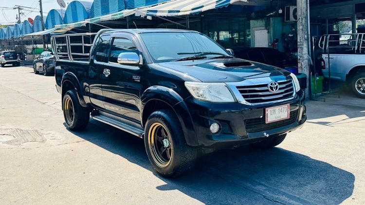 Toyota Hilux Vigo Champ 2013 Smart Cab 2.5 E Prerunner Pickup ดีเซล ไม่ติดแก๊ส เกียร์ธรรมดา ดำ รูปที่ 3