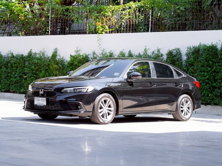 Honda Civic 2022 1.5 Turbo EL Sedan เบนซิน ไม่ติดแก๊ส เกียร์อัตโนมัติ ดำ รูปที่ 3