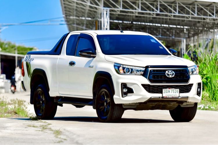 Toyota Hilux Revo 2019 2.4 Prerunner G Rocco Pickup ดีเซล ไม่ติดแก๊ส เกียร์อัตโนมัติ ขาว รูปที่ 4