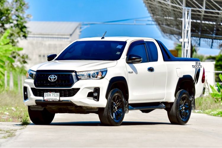 Toyota Hilux Revo 2019 2.4 Prerunner G Rocco Pickup ดีเซล ไม่ติดแก๊ส เกียร์อัตโนมัติ ขาว รูปที่ 2