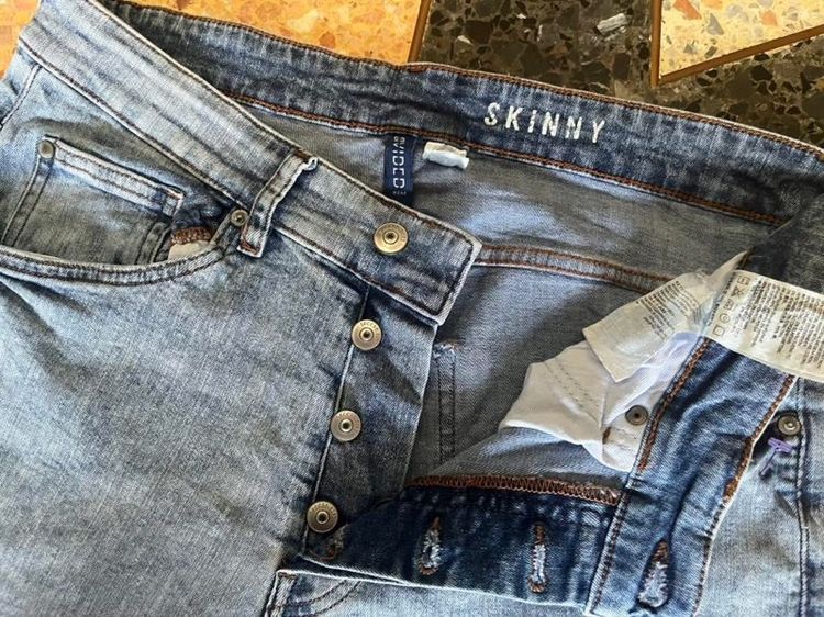 📌H แอนด์ M👖 -BIKER  เอว33-34 รูปที่ 4