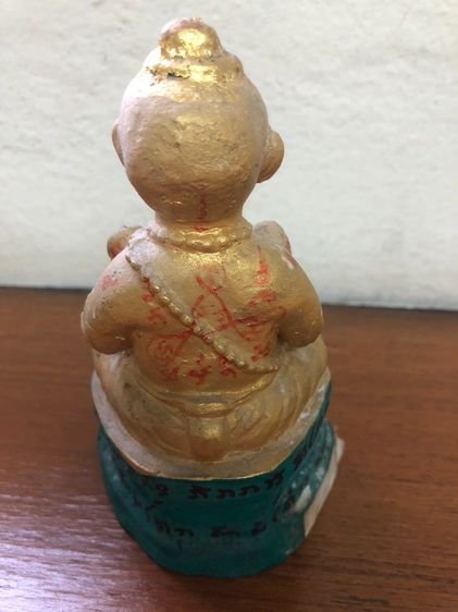 กุมารทอง ตุ๊กตาทอง ฐาน 9 เทพนิมิตร หลวงปู่แย้ม วัดสามง่าม ปี 2548 พิมพ์กลาง หลังตรง ยุคต้น นัดรับ บางบอน 1 รูปที่ 4