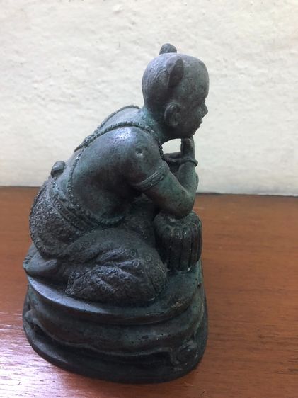 พี่กุมาร กุมารทอง พ่วงเพชร เก๊กหล่อ เนื้อสำริดศิลา หลวงปู่หงษ์ ปี 2548  นัดรับบางบอน 1 รูปที่ 3