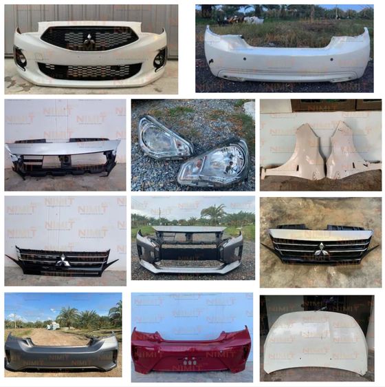 "🔥 อะไหล่ Mitsubishi Attrage (2013–2019) ของแท้ศูนย์ ราคาดี พร้อมส่งทั่วไทย ไฟหน้า ไฟท้าย กันชน ฝากระโปรง ประตู กระจกมองข้าง จาก NIMIT AUTO