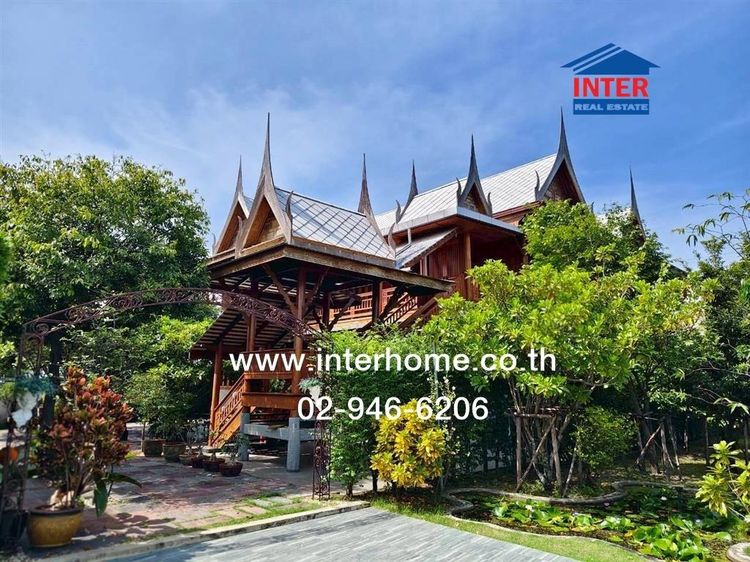 บ้านเรือนไทย 2 ชั้น 512.6 ตร.ว. หมู่บ้านปัญฐิญา ซอยสุวินทวงศ์11 ถนนสุวินทวงศ์ ถนนสุวินทวงศ์11 เขตมีนบุรี กรุงเทพมหานคร