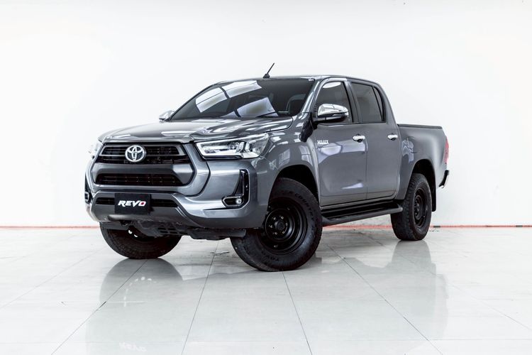 รถ Toyota Hilux Revo Double Cab 2.4 Mid Prerunner สี เทา