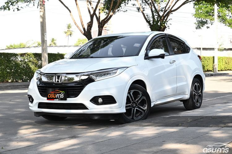 Honda HR-V 2018 1.8 EL Utility-car เบนซิน ไม่ติดแก๊ส เกียร์อัตโนมัติ ขาว