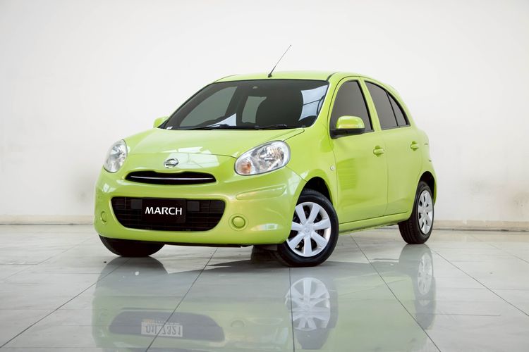 Nissan March 2010 1.2 E Sedan เบนซิน ไม่ติดแก๊ส เกียร์อัตโนมัติ เขียว