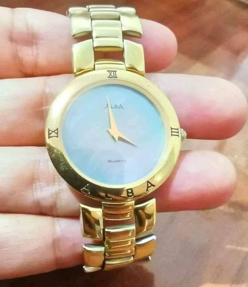 💞นาฬิกา ALBA หน้ามุกสวยเรือนสีทอง  รูปที่ 8