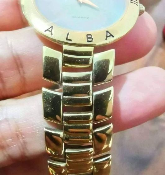 💞นาฬิกา ALBA หน้ามุกสวยเรือนสีทอง  รูปที่ 3