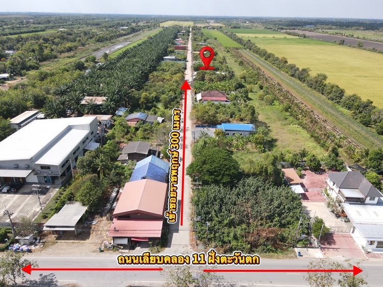 ขายที่ดินคลอง 11 หนองเสือ ปทุมธานี ที่ดินถมแล้ว พร้อมสร้าง ราคาถูก รูปที่ 3