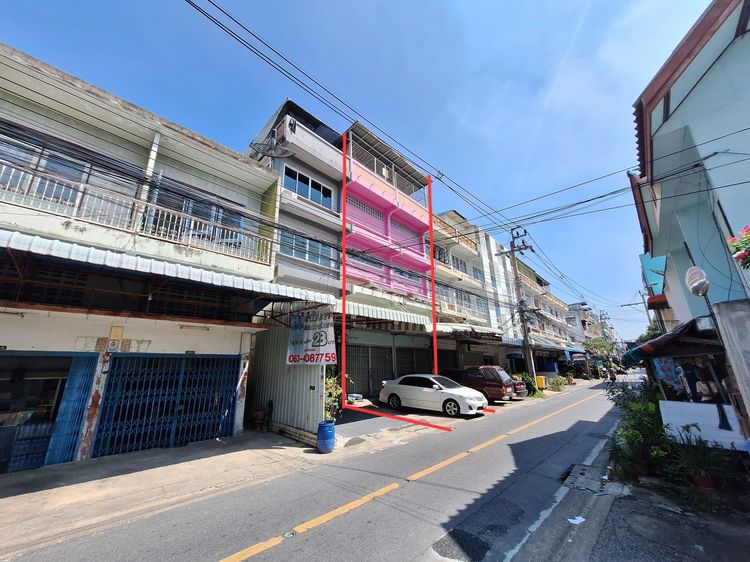 ขายตึกแถว3.5ชั้น 2คูหา พื้นที่56ตร.ว. หลังตั้งฮั้วเส็ง ซอยสิรินธร5 บางบำรุ บางพลัด กทม