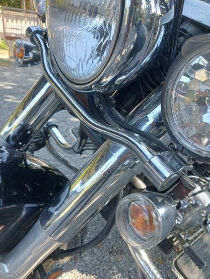 Yamaha.  V star1100. Classic ปี 2009 สเป็คเมกา
ล้อแม็คโรงงาน ชุดสีดำลายไฟโรงงาน 
เรือนไมล์สองชั้น
ทะเบียนแท้ สมอ. จด ปี 2009  รูปที่ 8