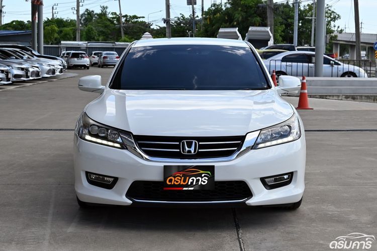 Honda Accord 2014 2.4 EL Sedan เบนซิน ไม่ติดแก๊ส เกียร์อัตโนมัติ ขาว รูปที่ 2
