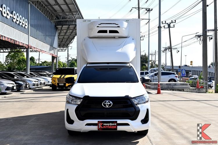 Toyota Hilux Revo 2024 2.4 Entry Pickup ดีเซล ไม่ติดแก๊ส เกียร์ธรรมดา ขาว รูปที่ 2