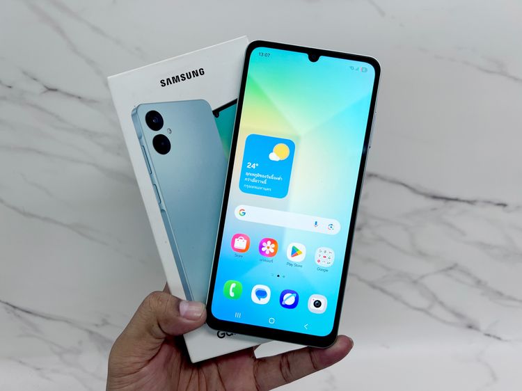 อื่นๆ 128 GB ขาย Samsung A06 แรม6 รอม128 5G สีฟ้า มือสอง