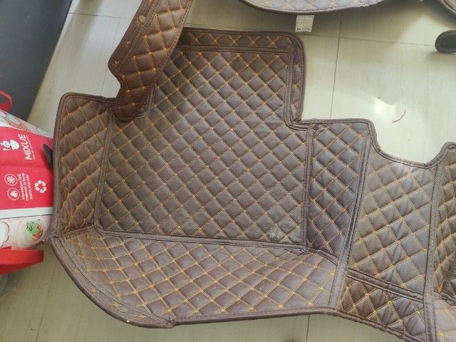 พรมปูพื้นรถยนต์ 3D  civic FC  สวย สีน้ำตาลเข้ม  รูปที่ 9