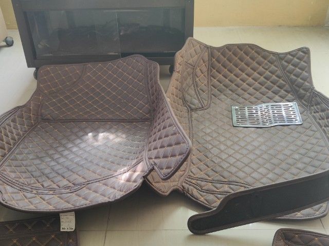 พรมปูพื้นรถยนต์ 3D  civic FC  สวย สีน้ำตาลเข้ม  รูปที่ 3