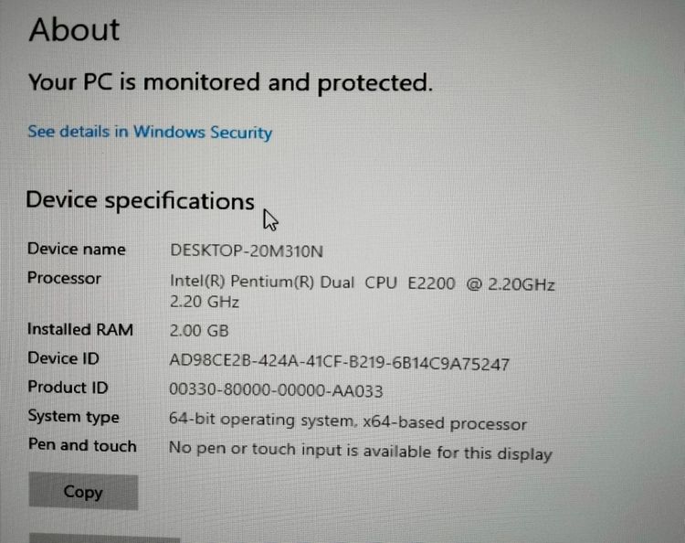 HP Desktop G3672L สภาพดี พร้อมใช้ รูปที่ 3