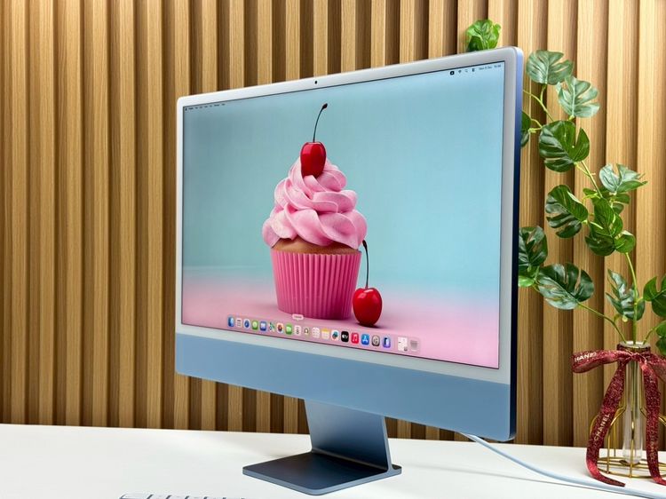 iMac 24-inch M1 2021 Ram8GB SSD256GB CPU8-Core GPU7-Core 2Ports Blue รูปที่ 2