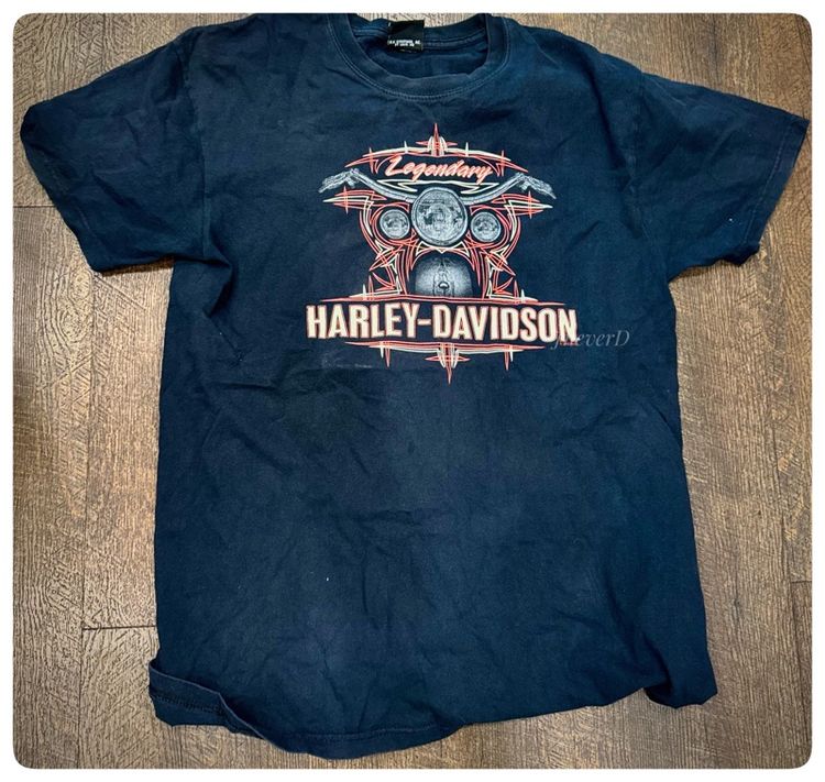 ดำ M แขนสั้น อื่นๆ อื่นๆ เสื้อยืดคอกลมHARLEY DAVIDSON 