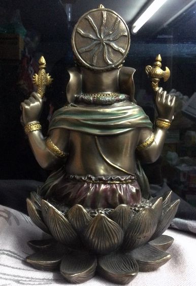 พระพิฆเนศ พระแม่ลักษมี พระแม่สุรัสวดี งานอินเดีย Cold Bronze งานสวยมาก รูปที่ 2