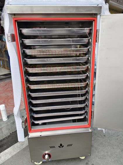 ตู้หุงข้าวใช้แก๊ส12ถาด รูปที่ 3