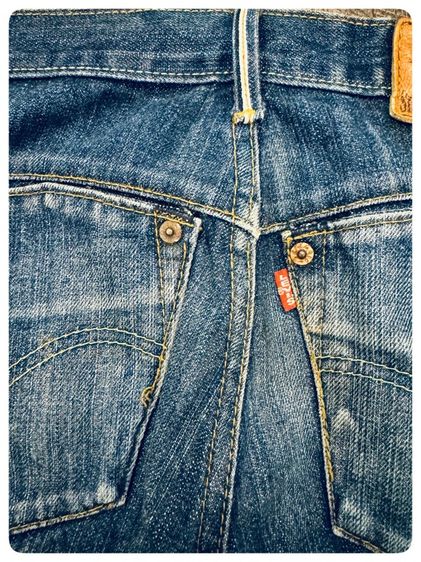 กางเกงยีนส์LEVI’SริมแดงBig E ขาบิด รูปที่ 3
