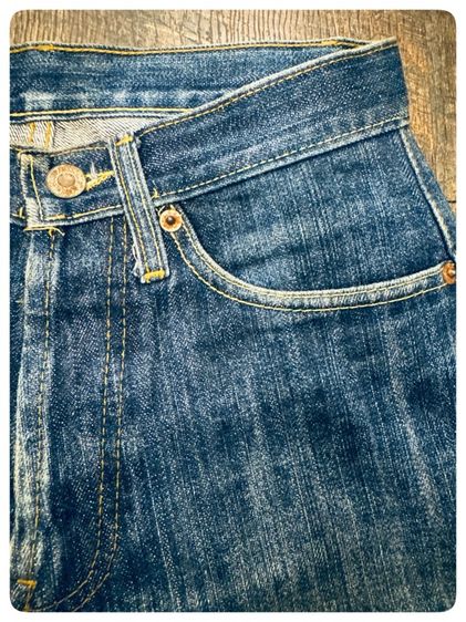 กางเกงยีนส์LEVI’SริมแดงBig E ขาบิด รูปที่ 10