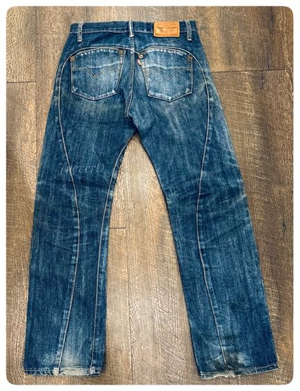 กางเกงยีนส์LEVI’SริมแดงBig E ขาบิด รูปที่ 2