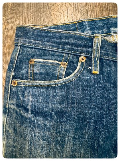 กางเกงยีนส์LEVI’SริมแดงBig E ขาบิด รูปที่ 9