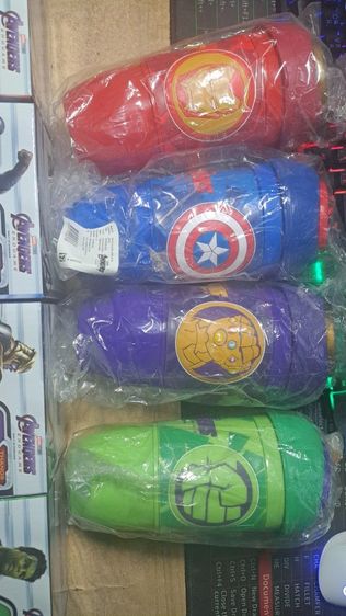 แก้วลิขสิทธิ์แท้ marvelมือ1ครบชุด รูปที่ 2