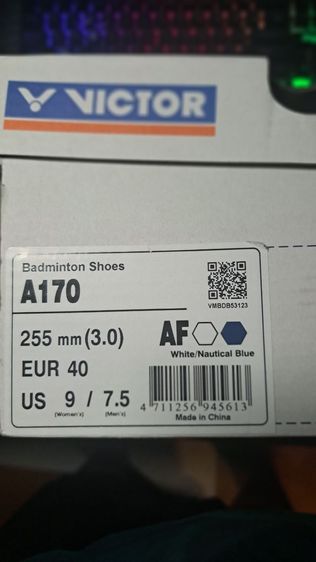 รองเท้าแบดมินตัน VICTOR ขนาด40 รูปที่ 5
