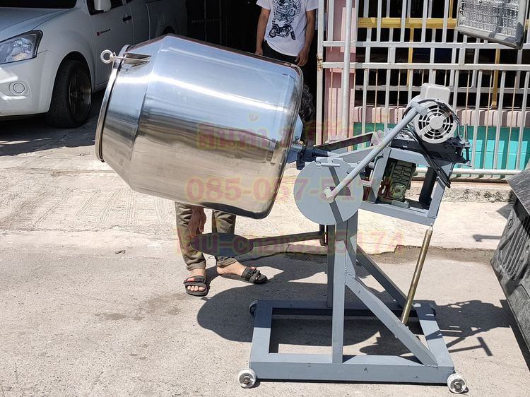 โอ่งคั่วพริกไร้ควันขนาด25X28นิ้วพร้อมมอเตอร์ รูปที่ 12