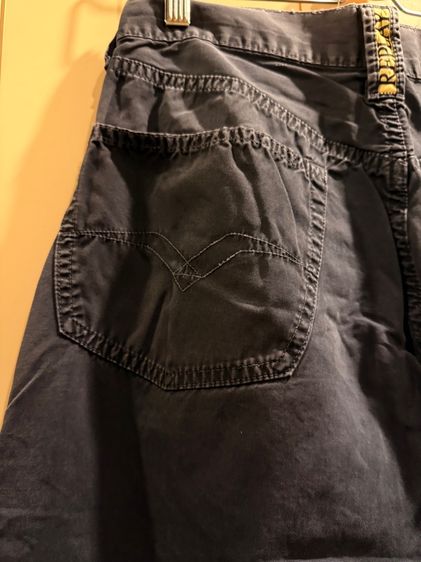 Replay 5 pockets ผ้บางสีดำmade in Italy  รูปที่ 6