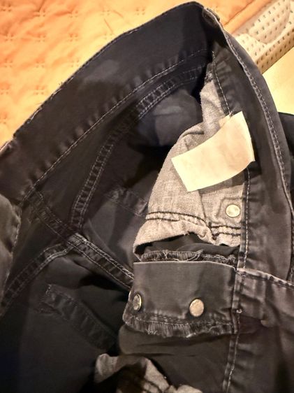 Replay 5 pockets ผ้บางสีดำmade in Italy  รูปที่ 7