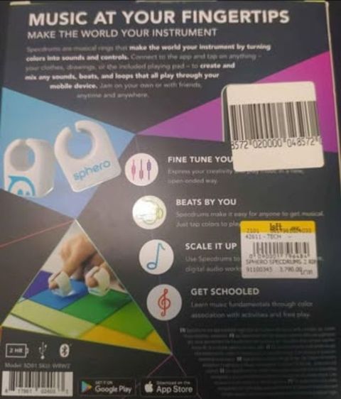 วงแหวนดนตรี SPHERO Specdrums 2 Rings รูปที่ 4