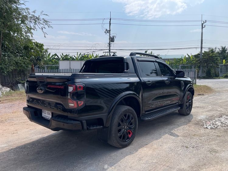 Ford Ranger 2023 2.0 Bi-Turbo 4WD Stormtrak Pickup ดีเซล ไม่ติดแก๊ส เกียร์อัตโนมัติ ดำ รูปที่ 4