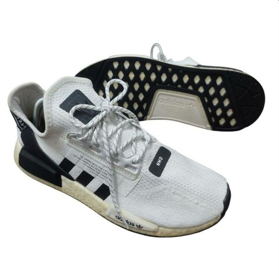 adidas NMD R1 V2 Cloud White  Core Black (GS)  43 27.5 cm.