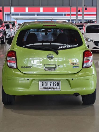 Nissan March 2012 1.2 E Sedan เบนซิน ไม่ติดแก๊ส เกียร์อัตโนมัติ เขียว รูปที่ 4