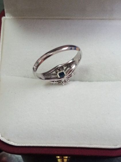 แหวนเงินแท้ ไพลินแท้ งานวินเทจนอกสวยๆ(เบอร์54) รูปที่ 4