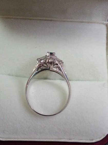 แหวนเงินแท้ ไพลินแท้ งานวินเทจนอกสวยๆ(เบอร์54) รูปที่ 5