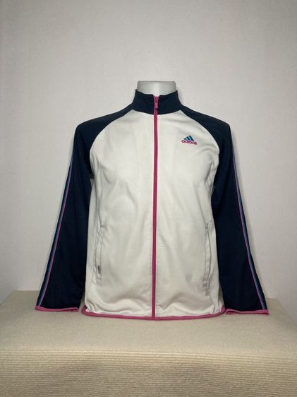 ขาว M แขนยาว เสื้อแจ็คเก็ต | เสื้อคลุม อื่นๆ Jacket Adidas ของแท้ มือสอง