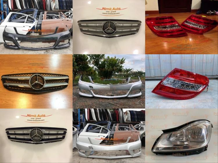 "🔥 อะไหล่ Mercedes-Benz C-Class W204 (2008–2014) ของแท้ศูนย์ ราคาดี พร้อมส่งทั่วไทย ไฟหน้า ไฟท้าย กันชน ฝากระโปรง ประตู กระจกมองข้าง โครงหน