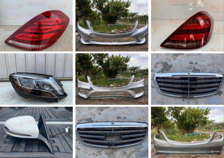 "🔥 อะไหล่ Mercedes-Benz S-Class W222 (2013–2020) ของแท้ศูนย์ ราคาดี พร้อมส่งทั่วไทย ไฟหน้า Multibeam ไฟท้าย กันชน ฝากระโปรง ประตู กระจกมองข