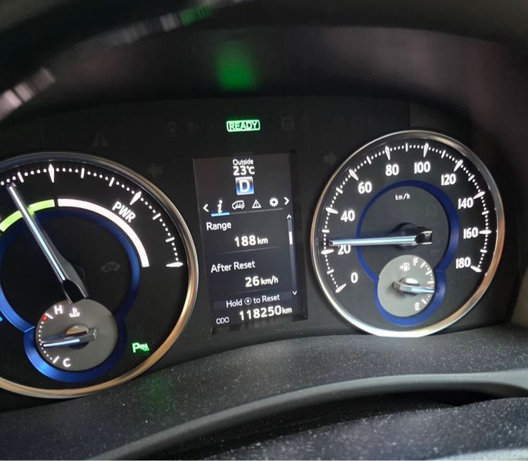 Toyota Vellfire 2017 2.4 Hybrid E-Four 4WD Van ไฮบริด ไม่ติดแก๊ส เกียร์อัตโนมัติ ดำ รูปที่ 4