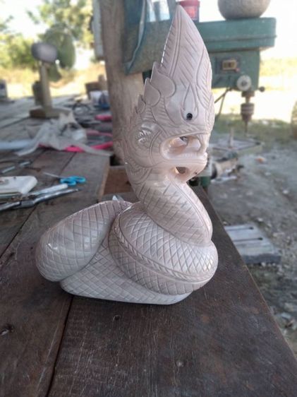 พญานาคหินอ่อนแท้ขนาดสูง 30 ซมราคา รูปที่ 2