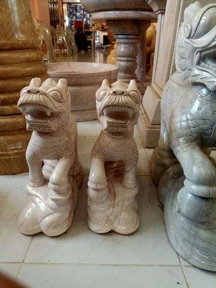 กิเลนหินอ่อนแท้ขนาด 40 cm รูปที่ 2